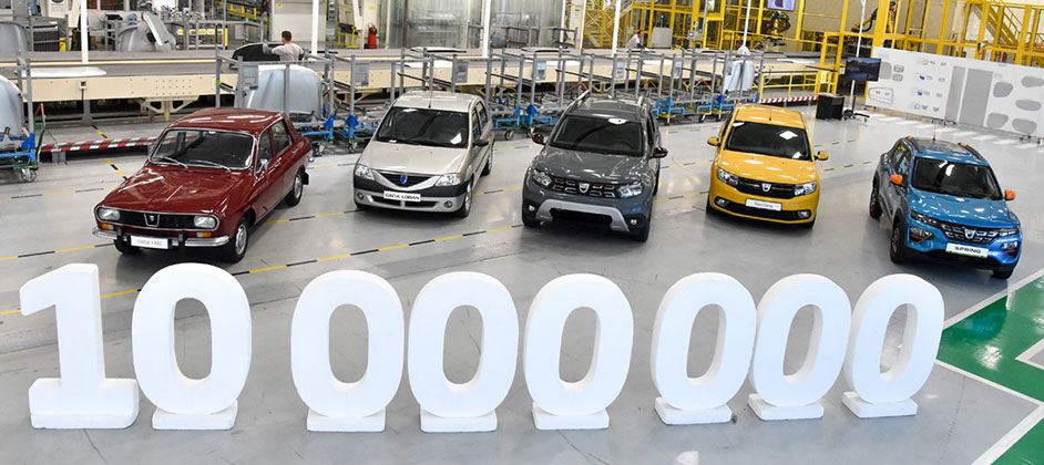 Выпущено 10 миллионов автомобилей Dacia