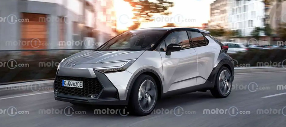 Представлен первый рендер кроссовера TOYOTA C-HR 2-го поколения